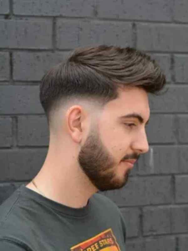 Low Burst Fade Side Part