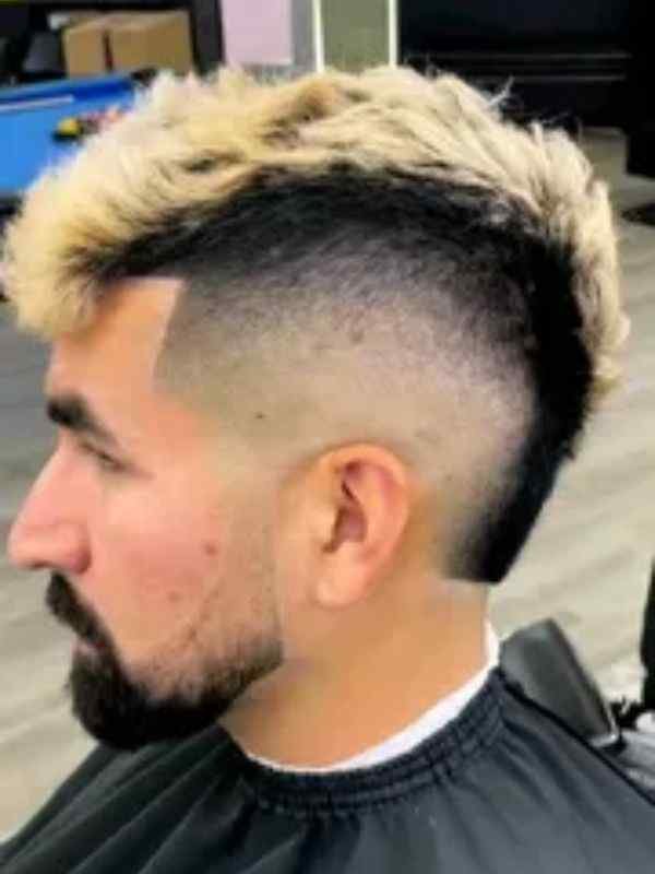 Mature Gentleman Burst Fade Side Part