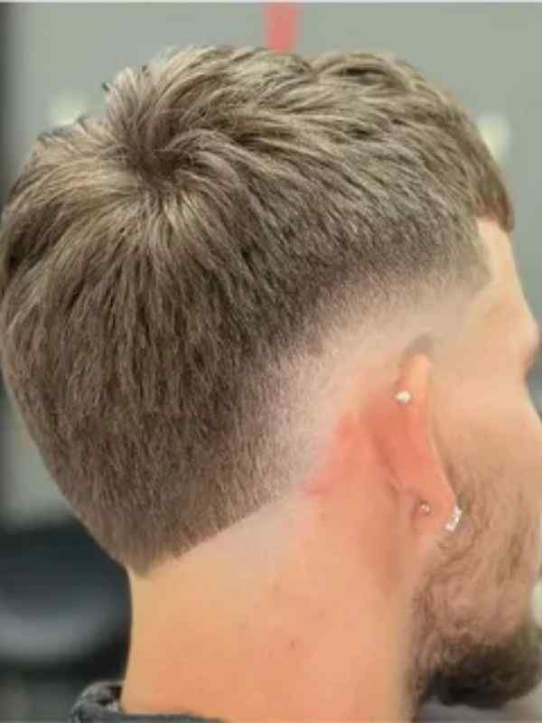 Skin Burst Fade Side Part