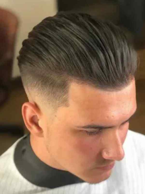 Summer Burst Fade Side Part