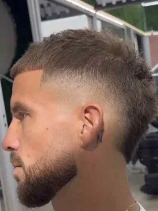 Ultimate Burst Fade Side Part